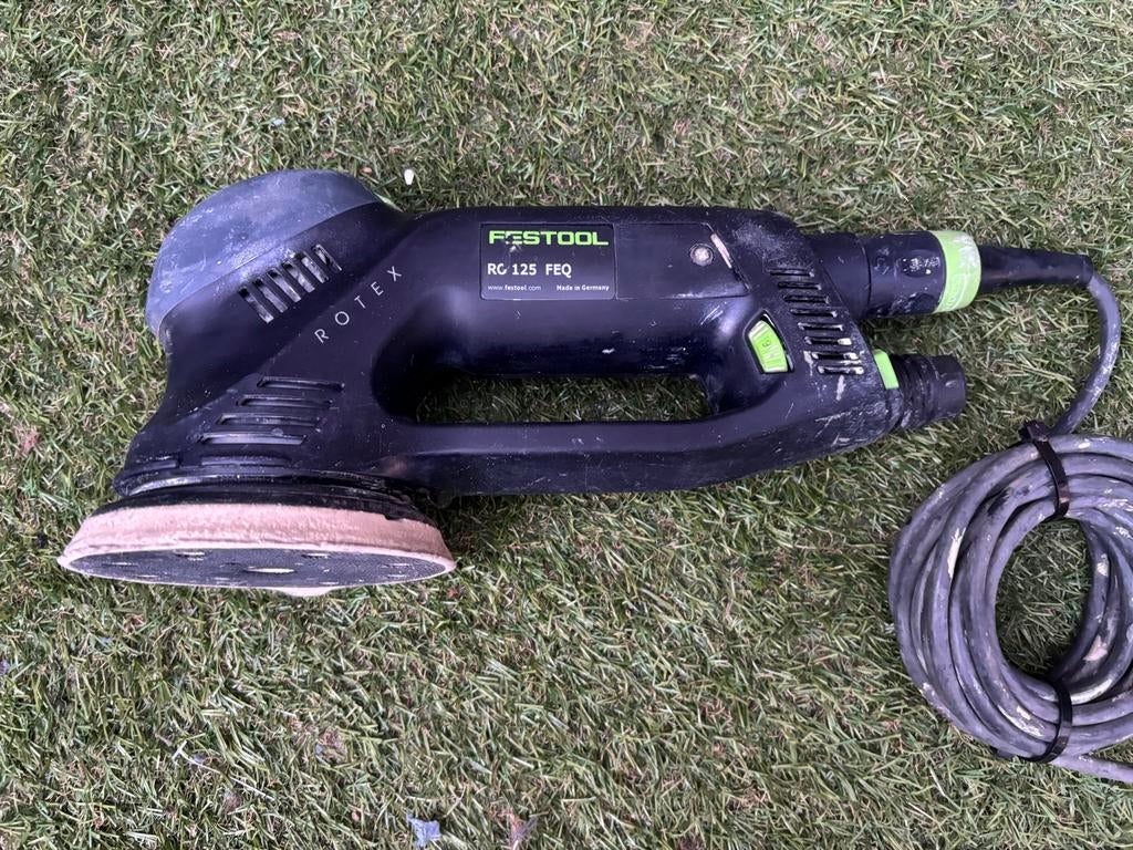 Festool Rotex RO 125 FEQ Excentrische Schuurmachine, Ophalen of Verzenden, Gebruikt, Minder dan 600 watt, Excentrische schuurmachine