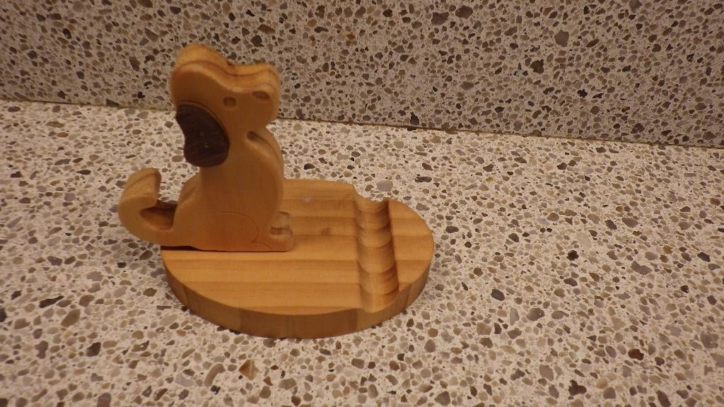 mooie pennenhouder van hout, Verzamelen, Retro, Ophalen of Verzenden, Overige typen