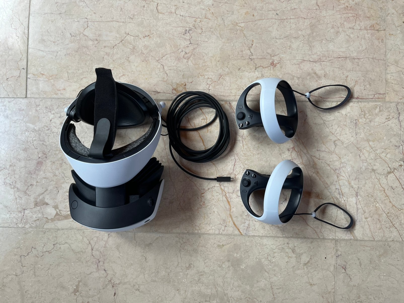Playstation 5 VR2 set + comfortabel hoofdstuk, Spelcomputers en Games, Virtual Reality, Ophalen, Zo goed als nieuw, VR-bril, Sony PlayStation