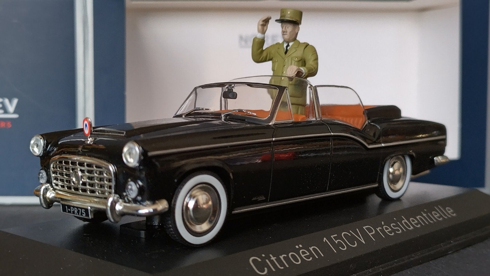 Citroen Traction Avant Presidentiële Gaulle 1:43 Norev Pol, Auto, Verzenden, ., Nieuw