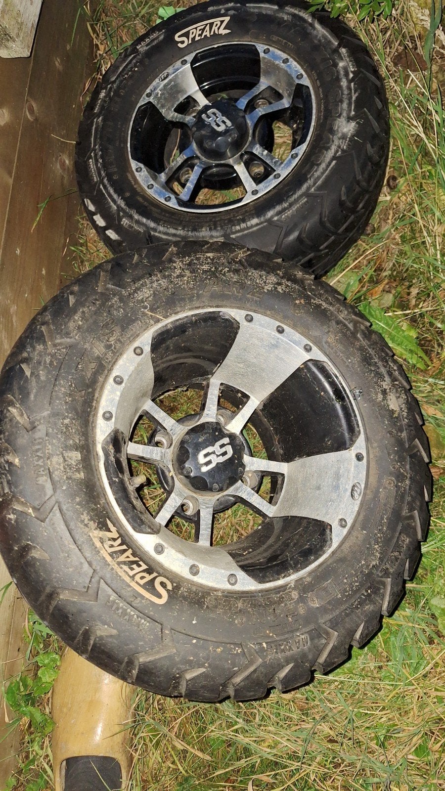 quad wegbanden, Ophalen