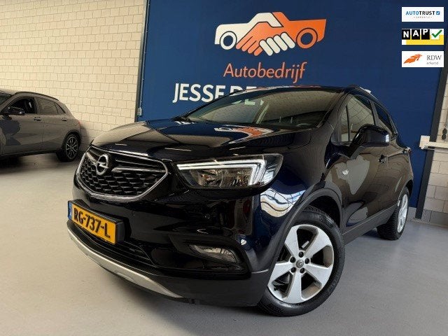 Opel Mokka X 1.4 Turbo Business+ / bj.2017 / NAP met 122761, Auto's, Opel, Stof, Gebruikt, Euro 6, Blauw