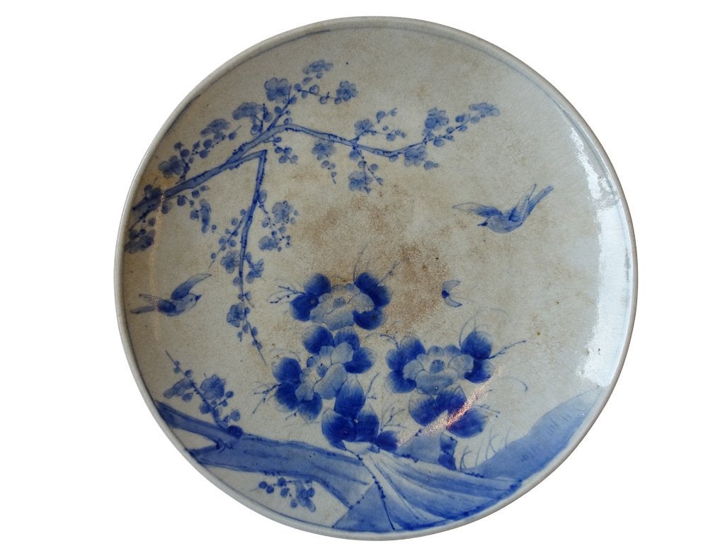 Veilinghuis Oranje - Groot Japans Imari porselein schaal, Ophalen