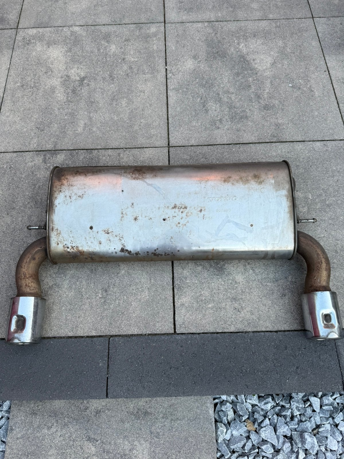 Uitlaat volvo c30, Ophalen, Volvo
