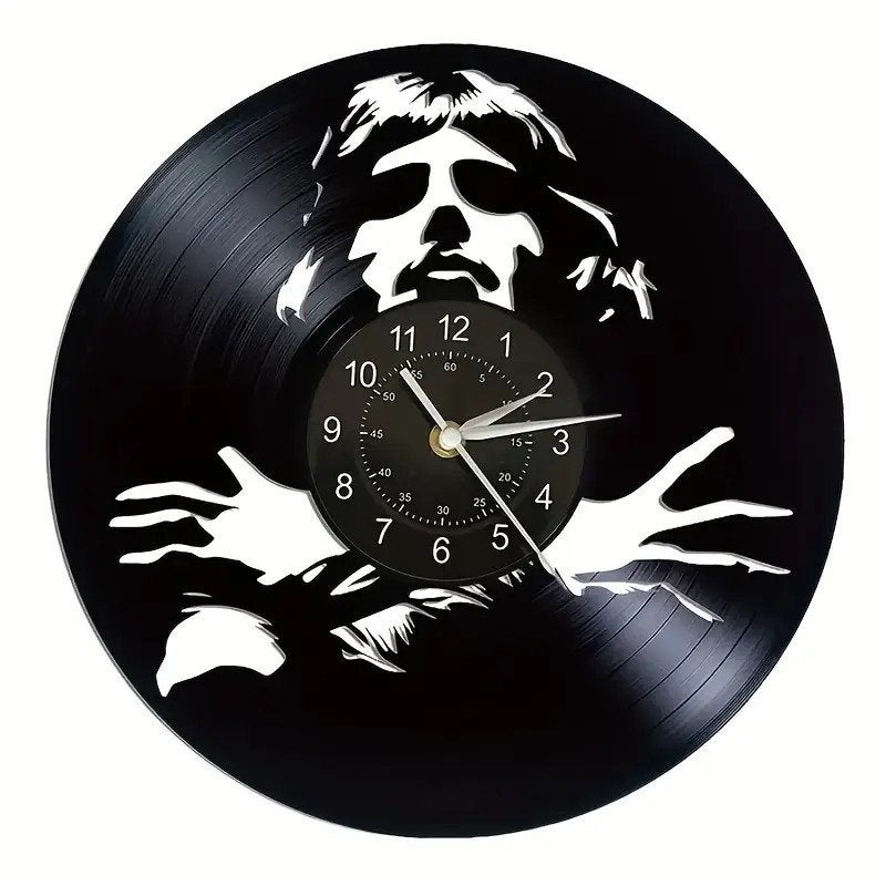 Vinyl wandklokken Queen of star wars of Baby yoda, Ophalen of Verzenden, Nieuw
