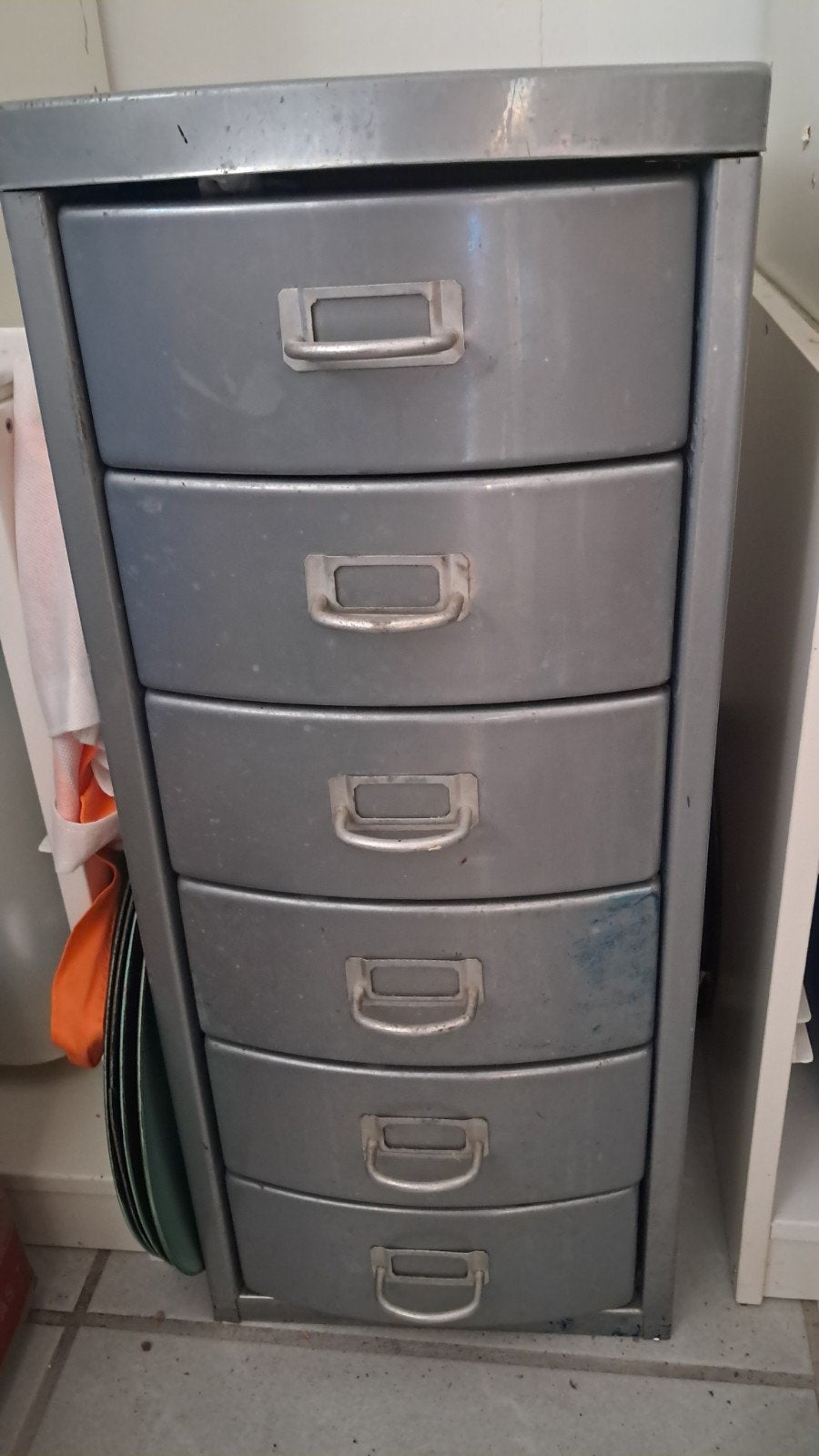 Metalen lade kastje, Ophalen, Minder dan 50 cm, Zo goed als nieuw, Minder dan 100 cm