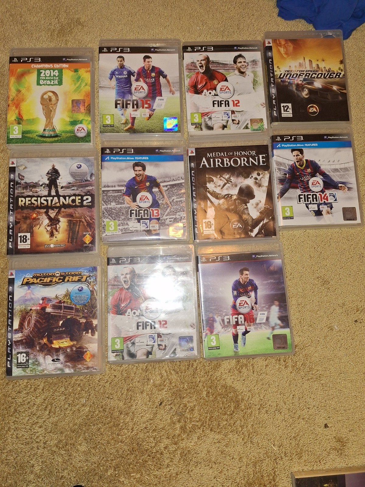 PS3 Games: FIFA, Resistance, Medal of Honor, Need for Speed, Spelcomputers en Games, Ophalen, Gebruikt, Sport, Vanaf 16 jaar
