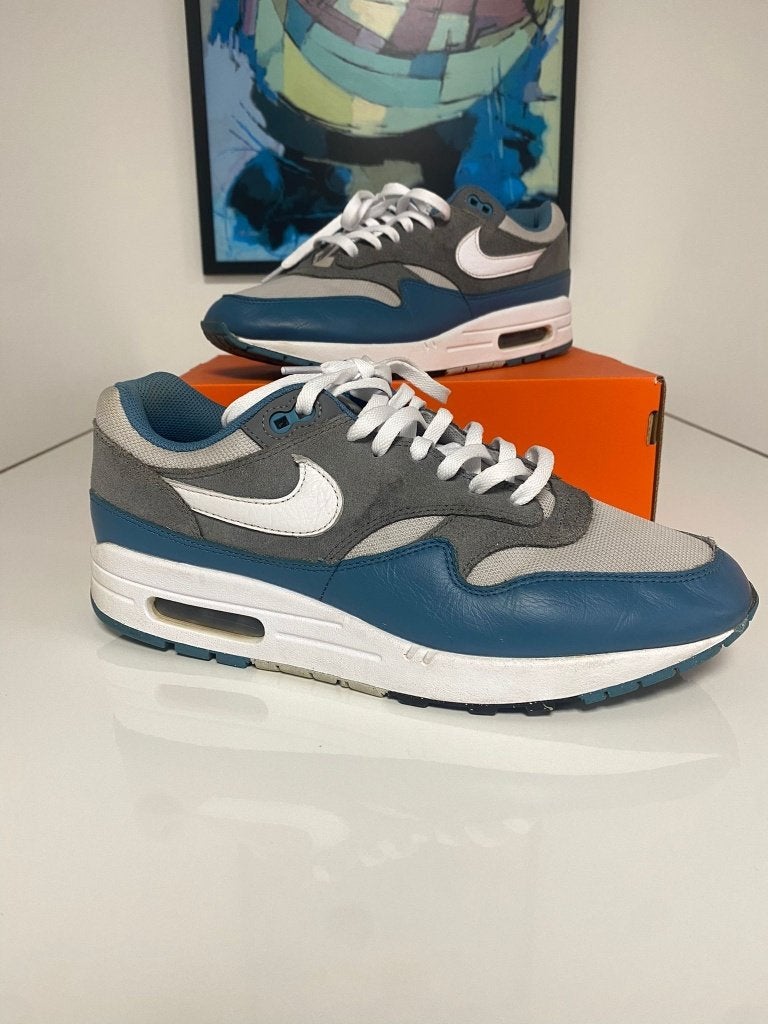 Nike Air Max 1 Noise Aqua, Nike, Verzenden, Blauw, Sneakers of Gympen