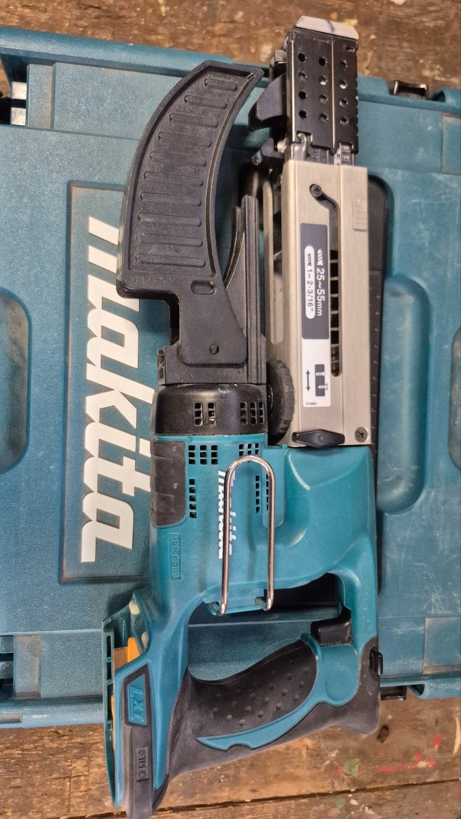 Makita DFR550ZJ 18V Li-Ion Schroefautomaat (Body), Doe-het-zelf en Verbouw, Gereedschap | Boormachines, Ophalen, 600 watt of meer