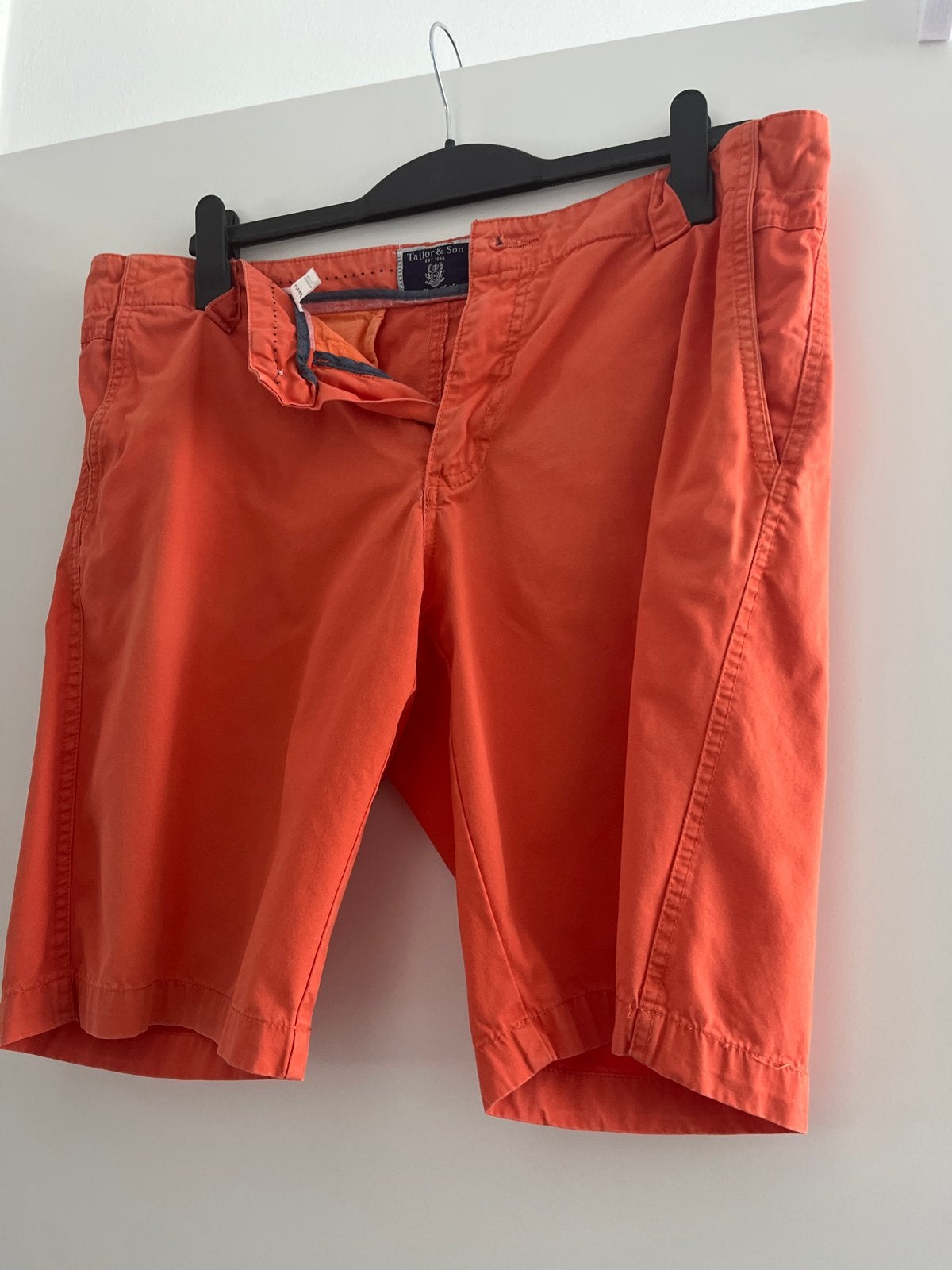 Oranje Tailor & Son korte broek - Maat L, Ophalen of Verzenden, Gedragen, Maat 52/54 (L), Oranje