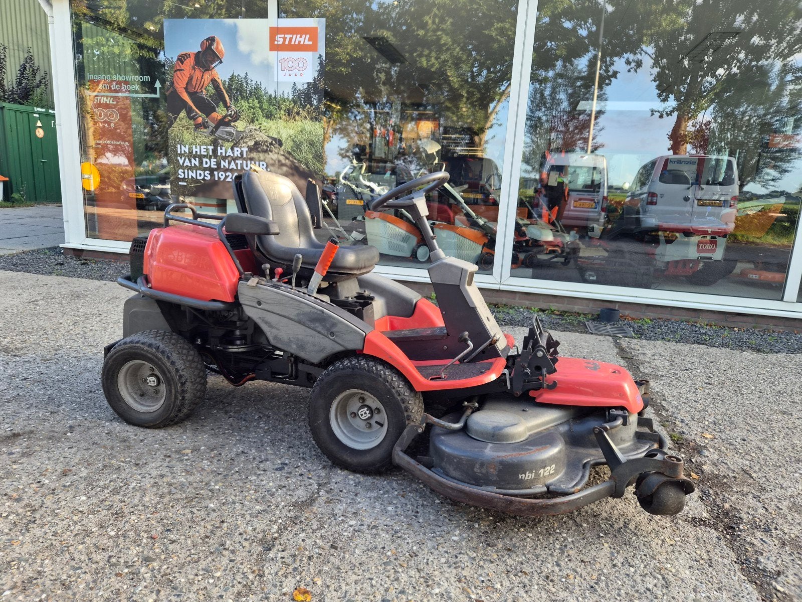 Husqvarna rider 21 proflex 4WD, Ophalen, Gebruikt, Elektrische starter, 120 cm of meer