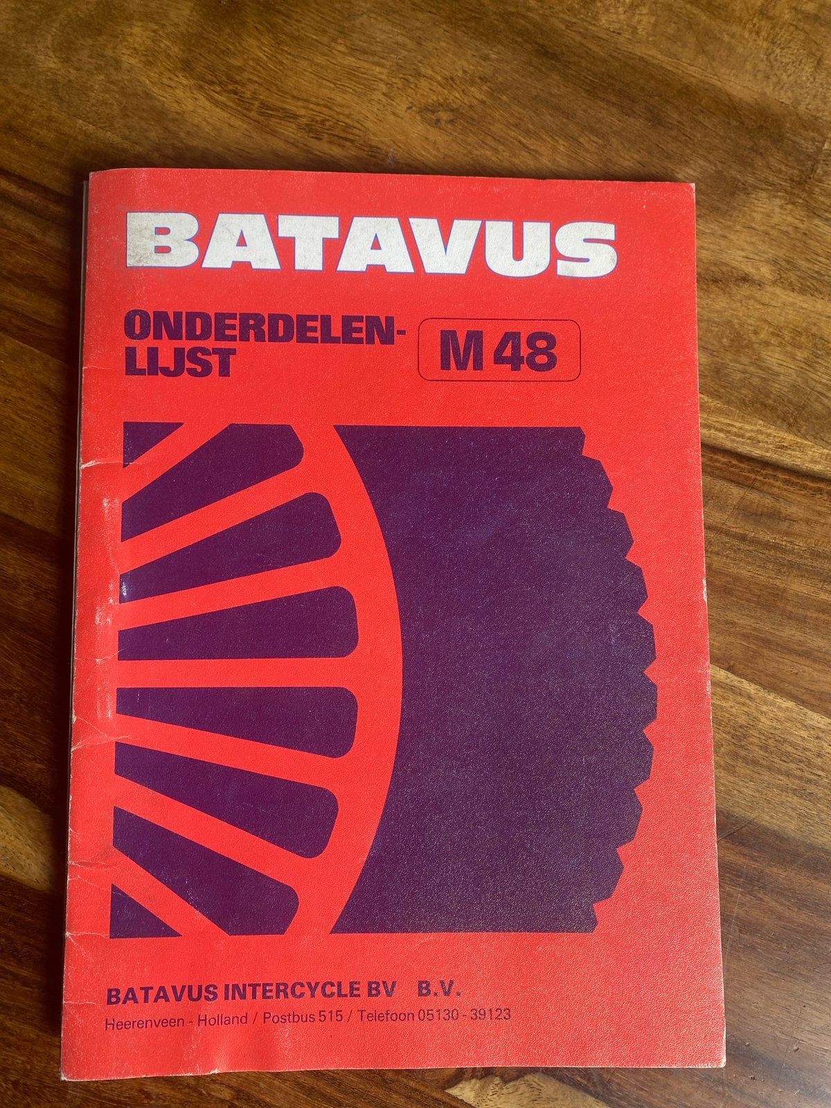 Batavus M48 Onderdelenlijst - Origineel Boekje, Ophalen of Verzenden, Gebruikt