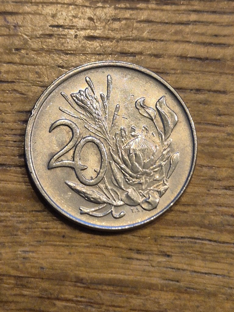 Zuid-Afrika - 20 Cent 1987, Ophalen of Verzenden, Zuid-Afrika