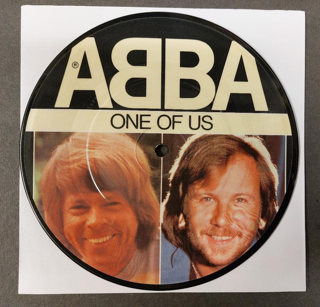 ABBA VINYL PICTURE DISC SINGLE One Of Us 1981 origineel, Picture disc, Verzenden, Gebruikt, Pop