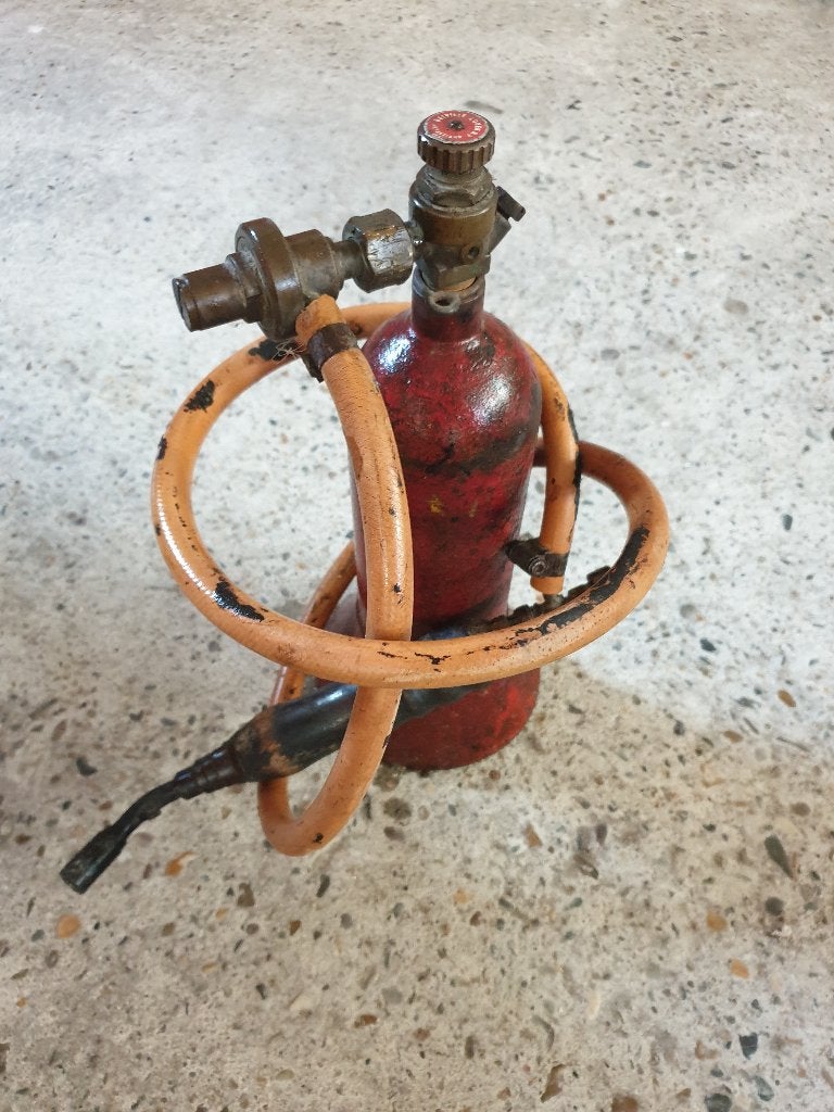 Karwei-set (gasflesje plus brander), Ophalen, Gebruikt, 250 ampère of meer, Overige typen