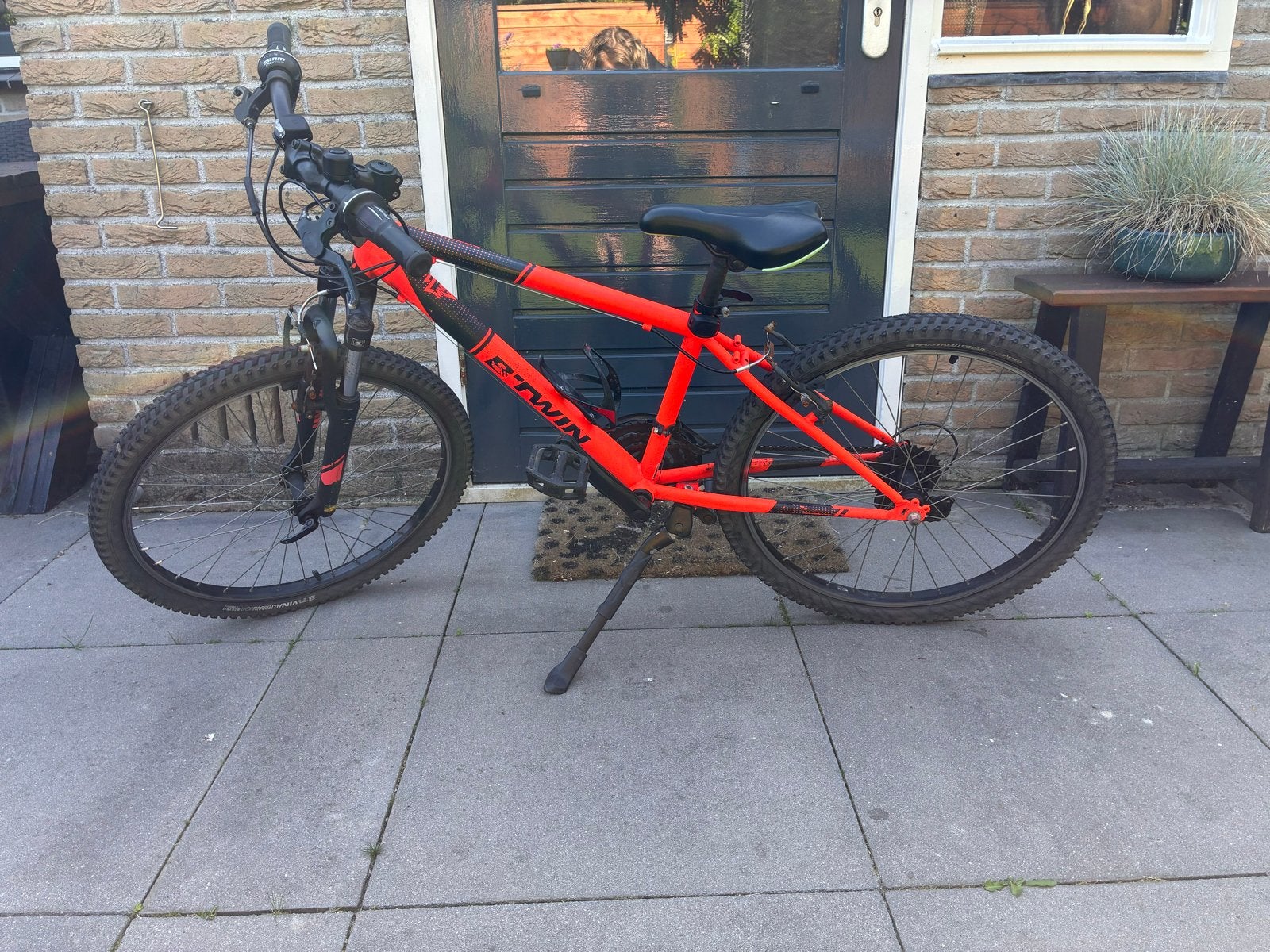 B’Twin Rockrider 500 24 inch (oranje mountainbike fiets), Fietsen en Brommers, Ophalen, Gebruikt, 20 inch of meer