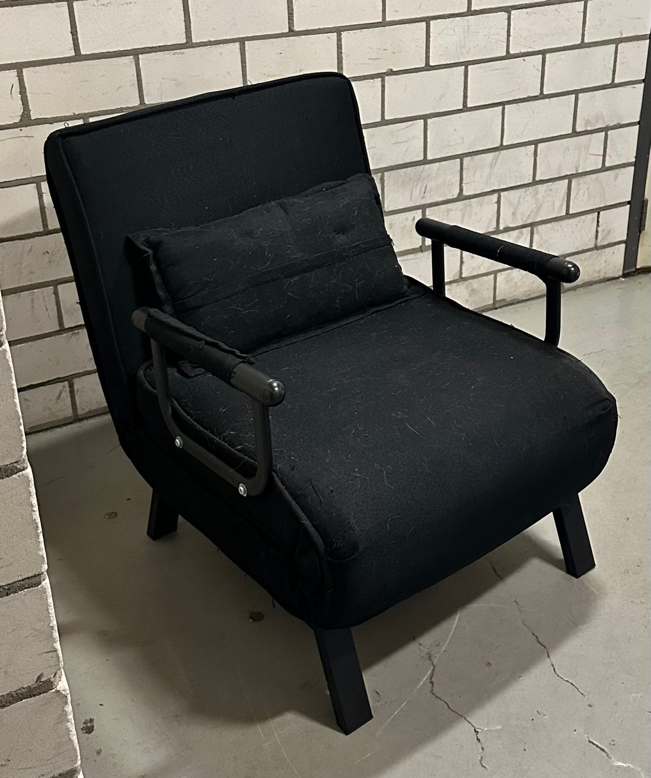 2x Costway 4-in-1 slaapstoel/logeerbed/fauteuil, Ophalen, Zwart, 190 cm of minder, Zo goed als nieuw