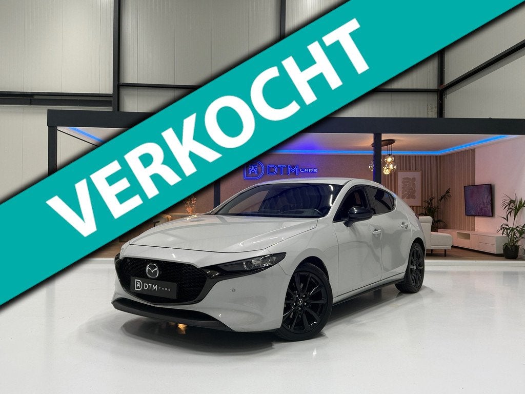 Mazda 3 2.0 e-Hybrid 150 Homura Aut. | HUD | Trekhaak | ACC, Auto's, Mazda, 1998 cc, Stof, Gebruikt, Euro 6