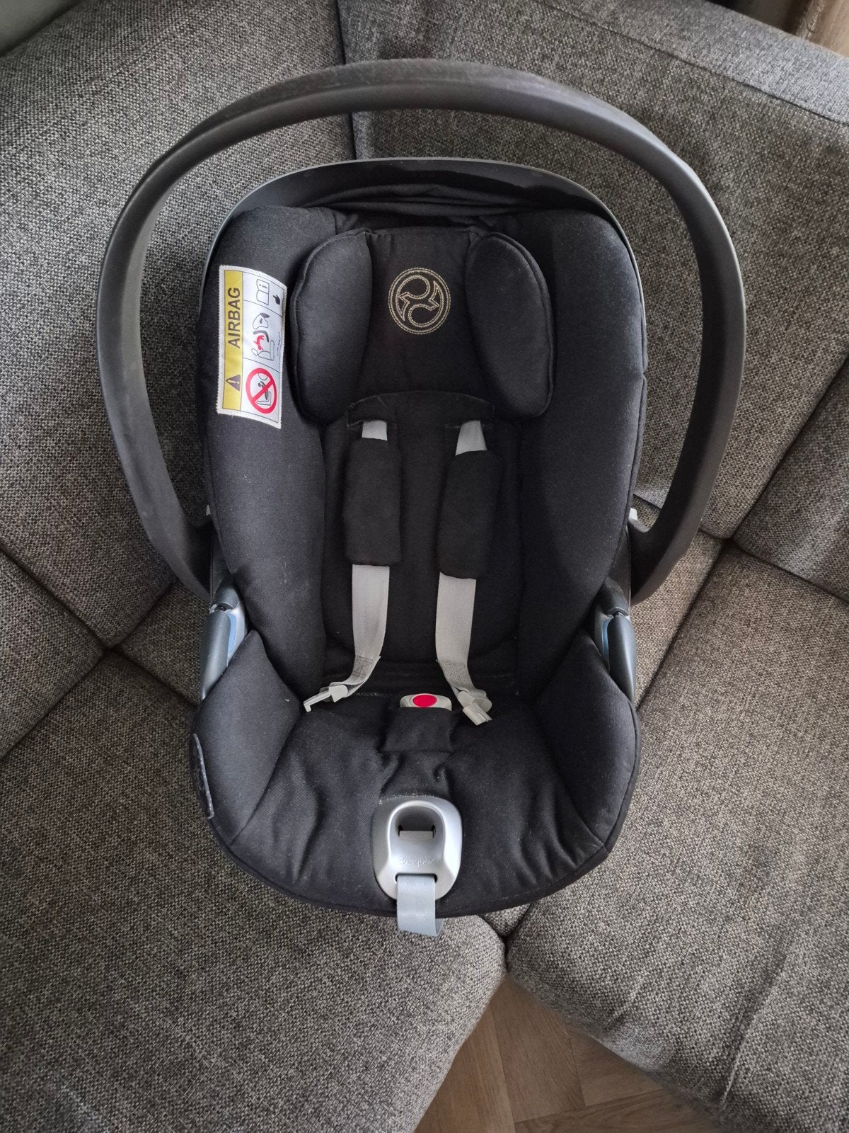 Cybex Cloud Z i-Size Plus autostoel, Autogordel of Isofix, Afneembare rugleuning, Zo goed als nieuw, 0 t/m 13 kg