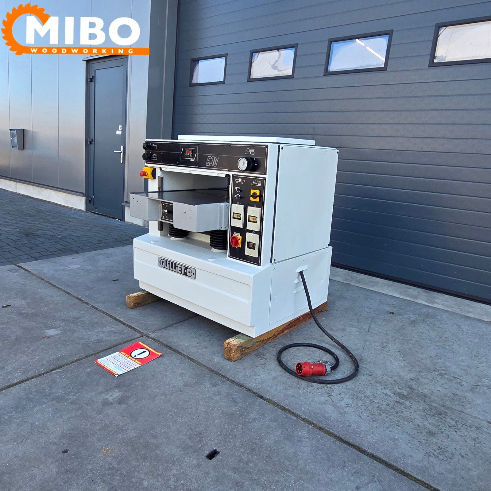 Guilliet vandiktebank 630mm x 300mm schaafbank **tersa*, Ophalen of Verzenden, Zo goed als nieuw, Elektrisch