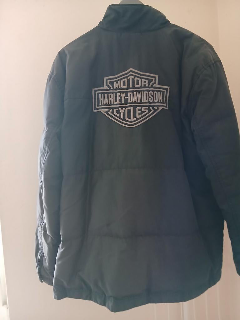 Harley-Davidson Motorjas - Zwart, Maat L, Harley-Davidson, Jas | textiel, Heren, Ophalen of Verzenden