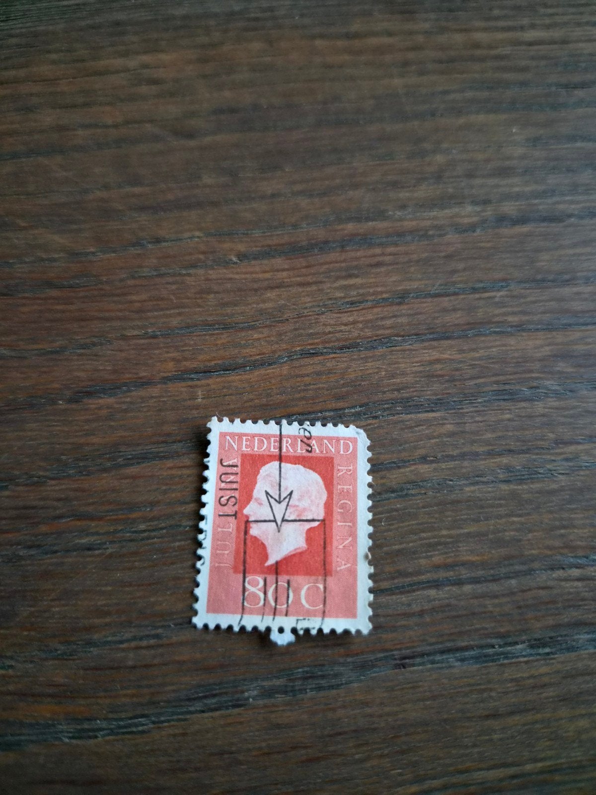 Nederlandse postzegel 80c Juliana Regina, Postzegels en Munten, Ophalen of Verzenden, Na 1940, Gestempeld