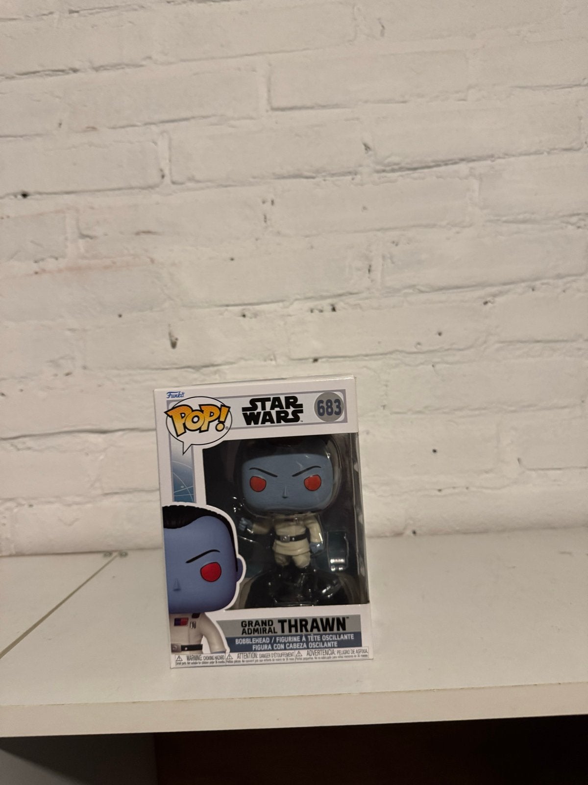Funko Pop! Star Wars Grand Admiral Thrawn #683, Ophalen of Verzenden, Nieuw