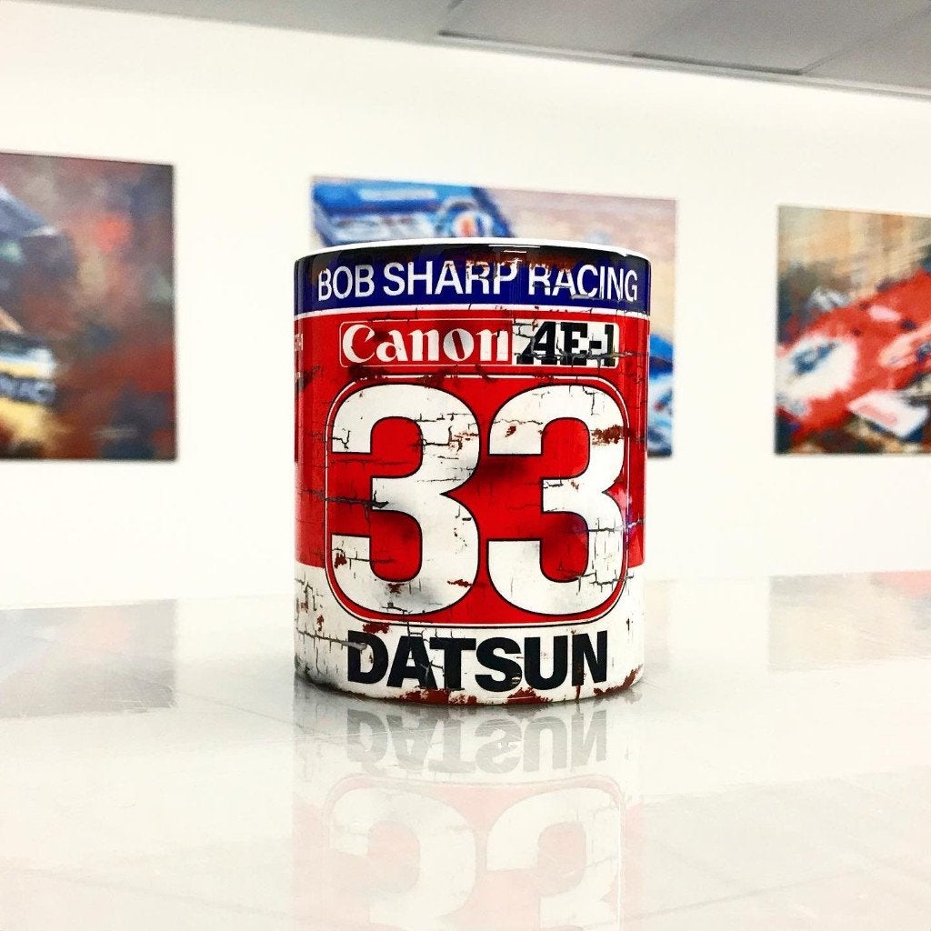 ✅ Datsun 280ZX Racing mok Goodyear Vintage olie Autosport, Ophalen of Verzenden, Nieuw, Auto's