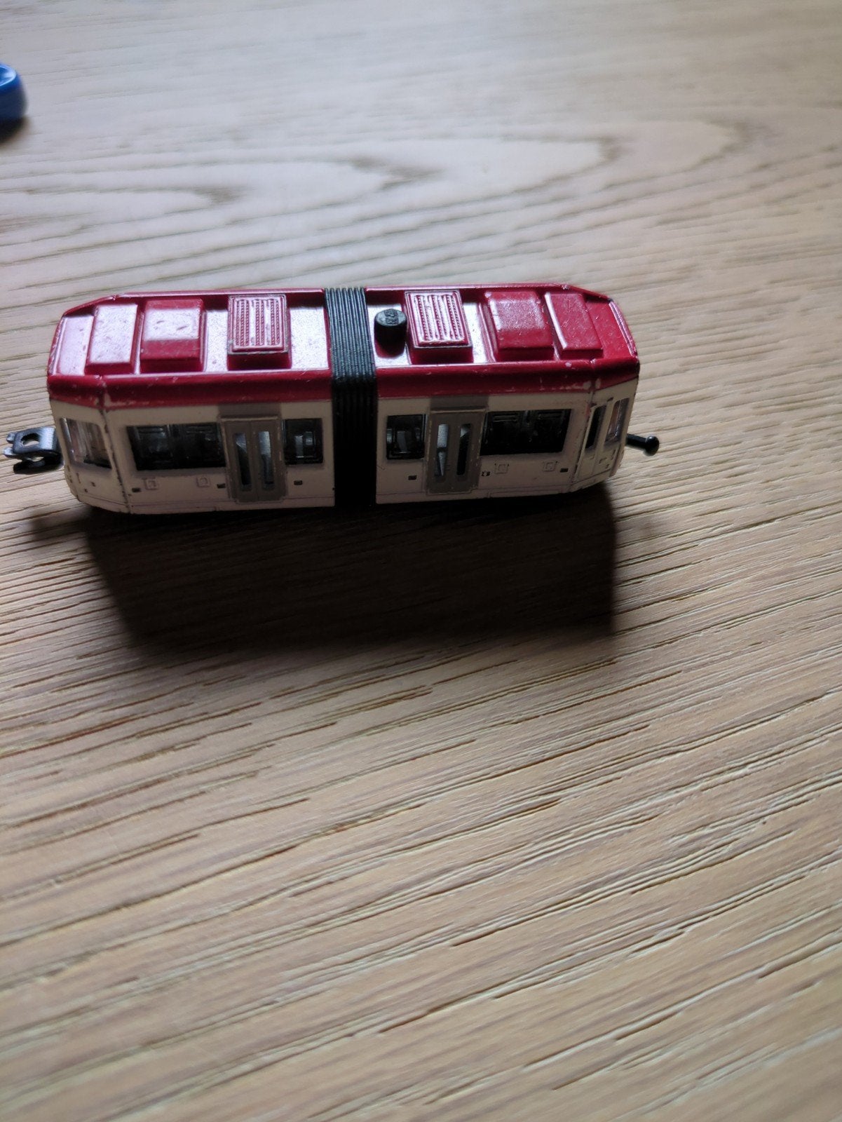 Miniatuur Tram Model - Rood en Wit, Ophalen of Verzenden, Gebruikt, Tram, Schaalmodel