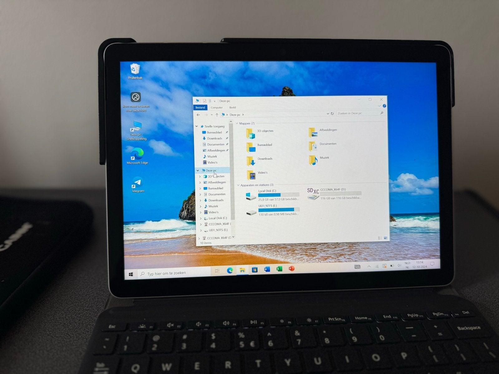 Microsoft Surface Go 2 Laptop/Tablet - Zo goed als nieuw, Computers en Software, Windows Tablets, Usb-aansluiting, Zo goed als nieuw