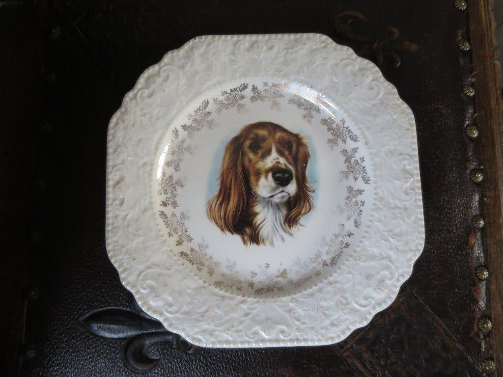 MOOI  OUD PORSELEIN WANDBORD 21/20 CM, Ophalen of Verzenden