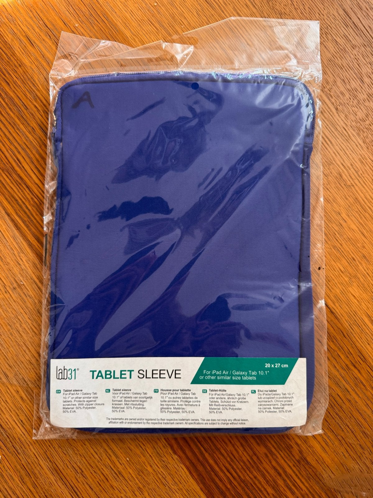 Lab31 Tablet Sleeve 10.1 inch - Beschermhoes voor tablet, Ophalen of Verzenden, Nieuw, 10 inch, Bescherming voor- en achterkant