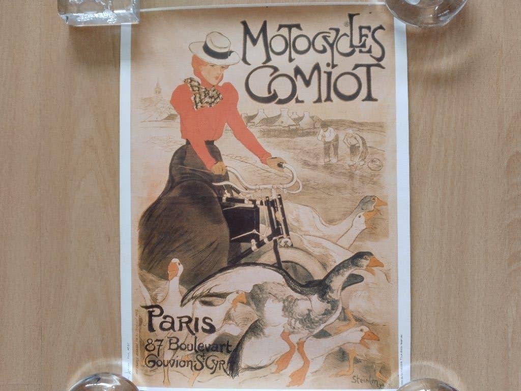 Franse poster Steinlen, Minder dan 50 cm, Nieuw, Ophalen of Verzenden, Foto of Poster