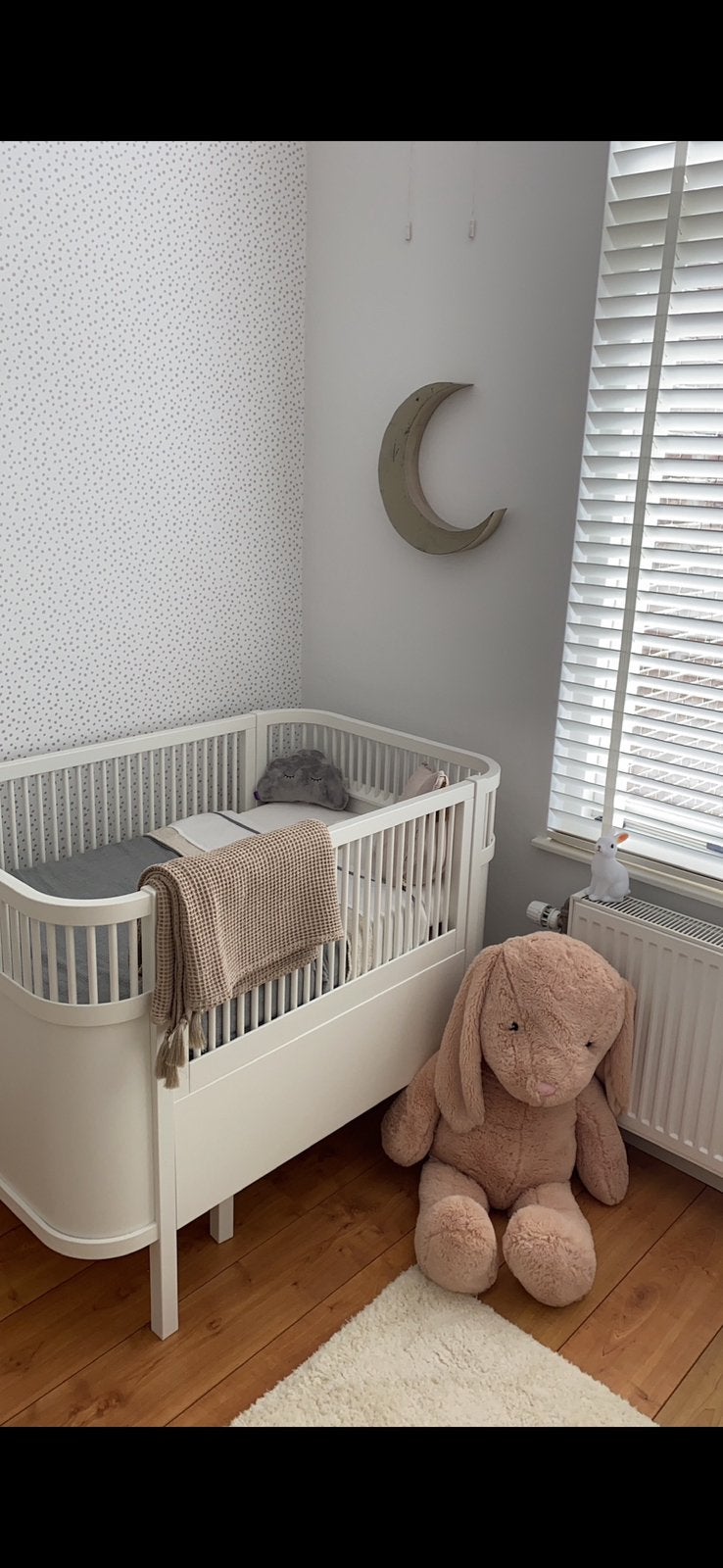 Sebra Kili meegroeibed Baby & Junior White + matras, Ophalen, Ledikant