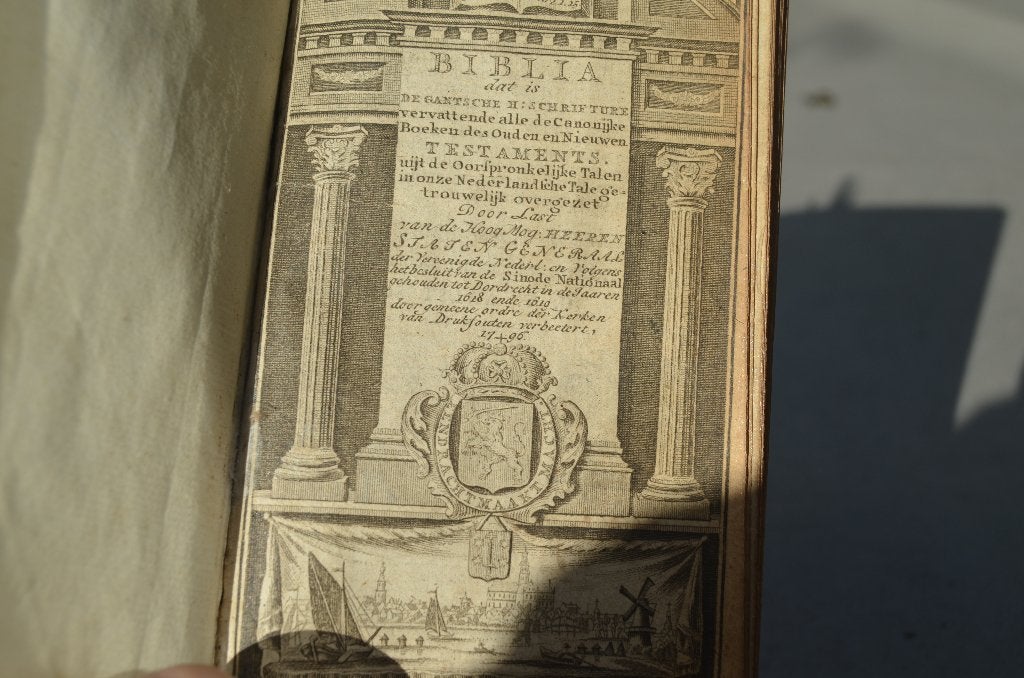 Biblia dat is de Gantsche H: Schrifture 1796, Ophalen of Verzenden