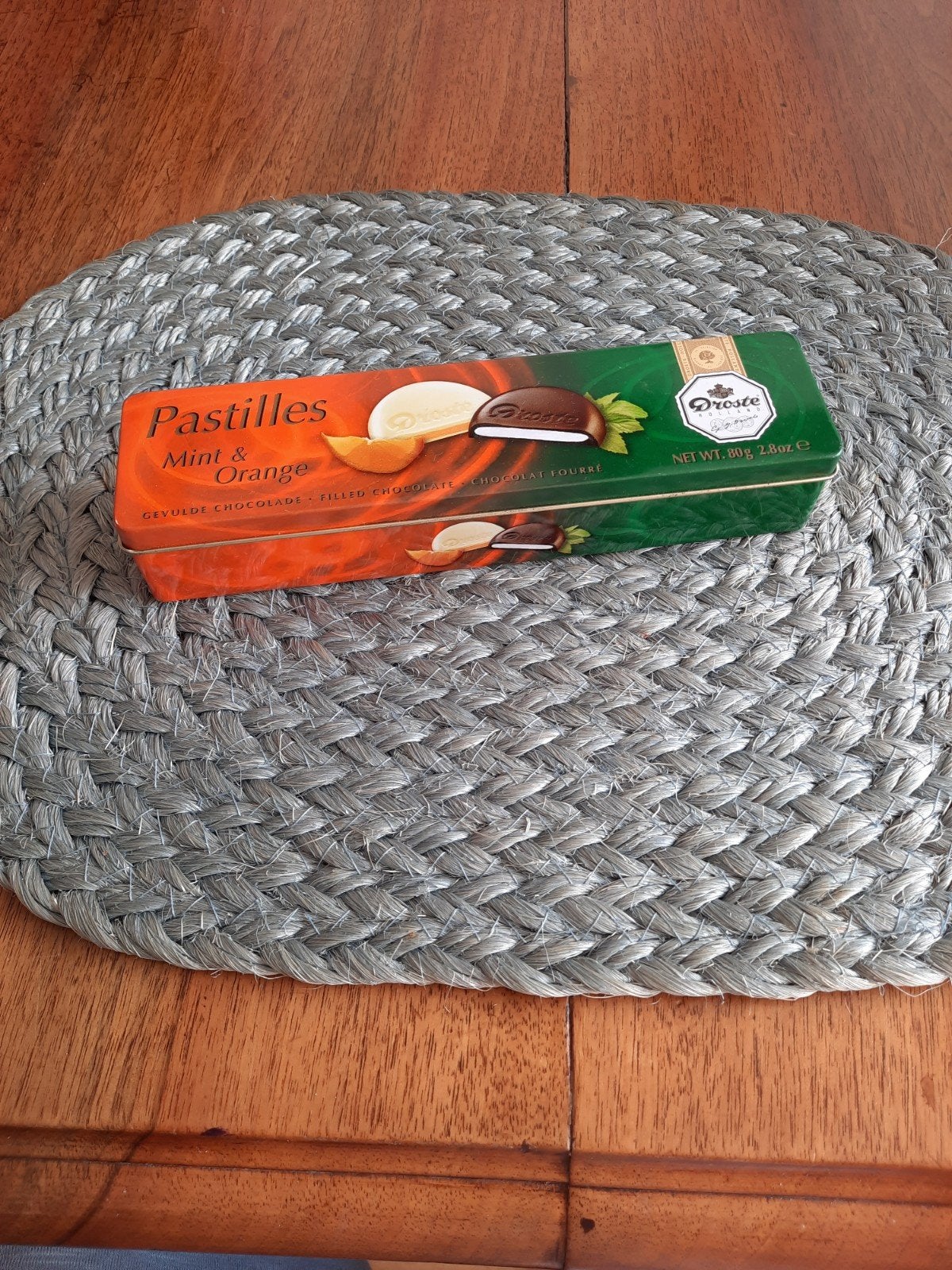 Droste blikje, ook wel pennenblikje genoemd., Verzamelen, Blikken, Ophalen of Verzenden, Zo goed als nieuw, Overige, Droste
