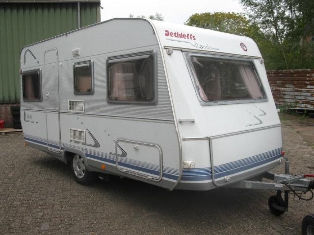 Dethleffs Rondo 460 bj 1998 mover/voortent., Caravans en Kamperen, Rondzit, Dwarsbed, Bedrijf, 750 - 1000 kg