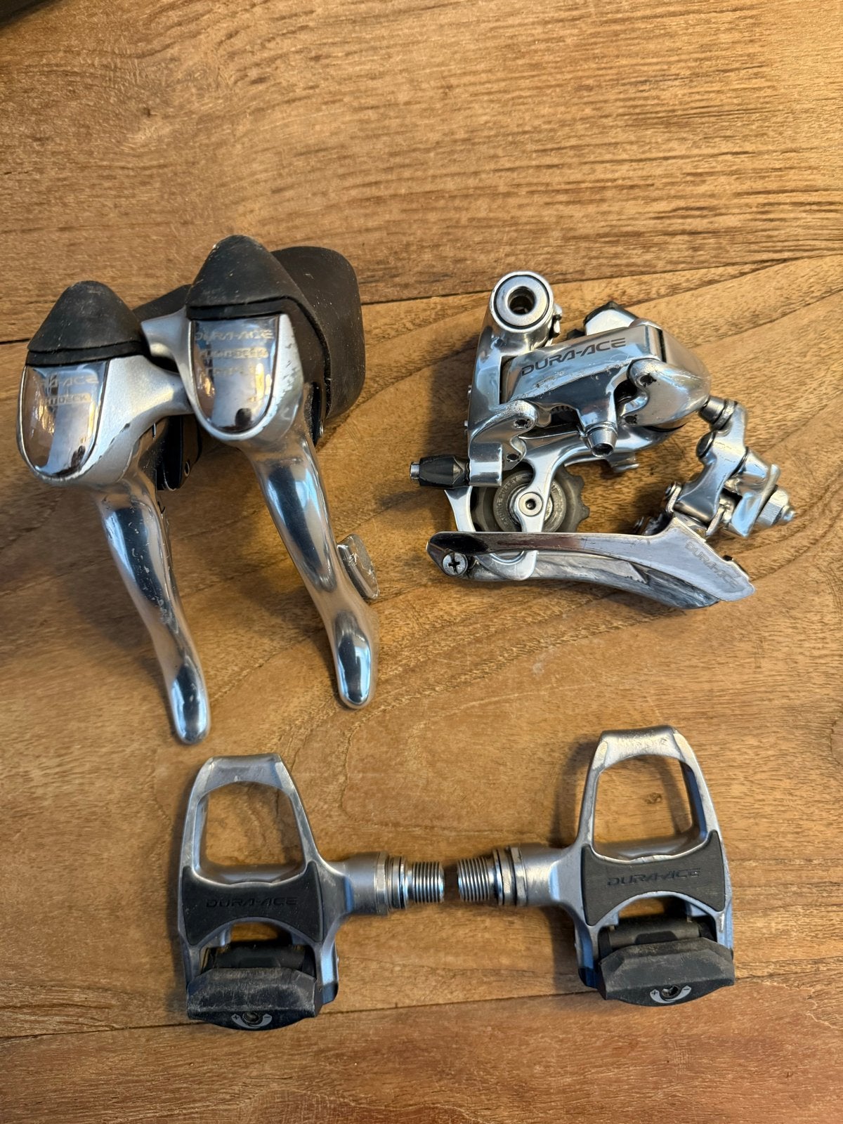 Shimano Dura-Ace Groepset - Goede Staat, Gebruikt, Ophalen of Verzenden, Derailleur of Ketting, Aluminium