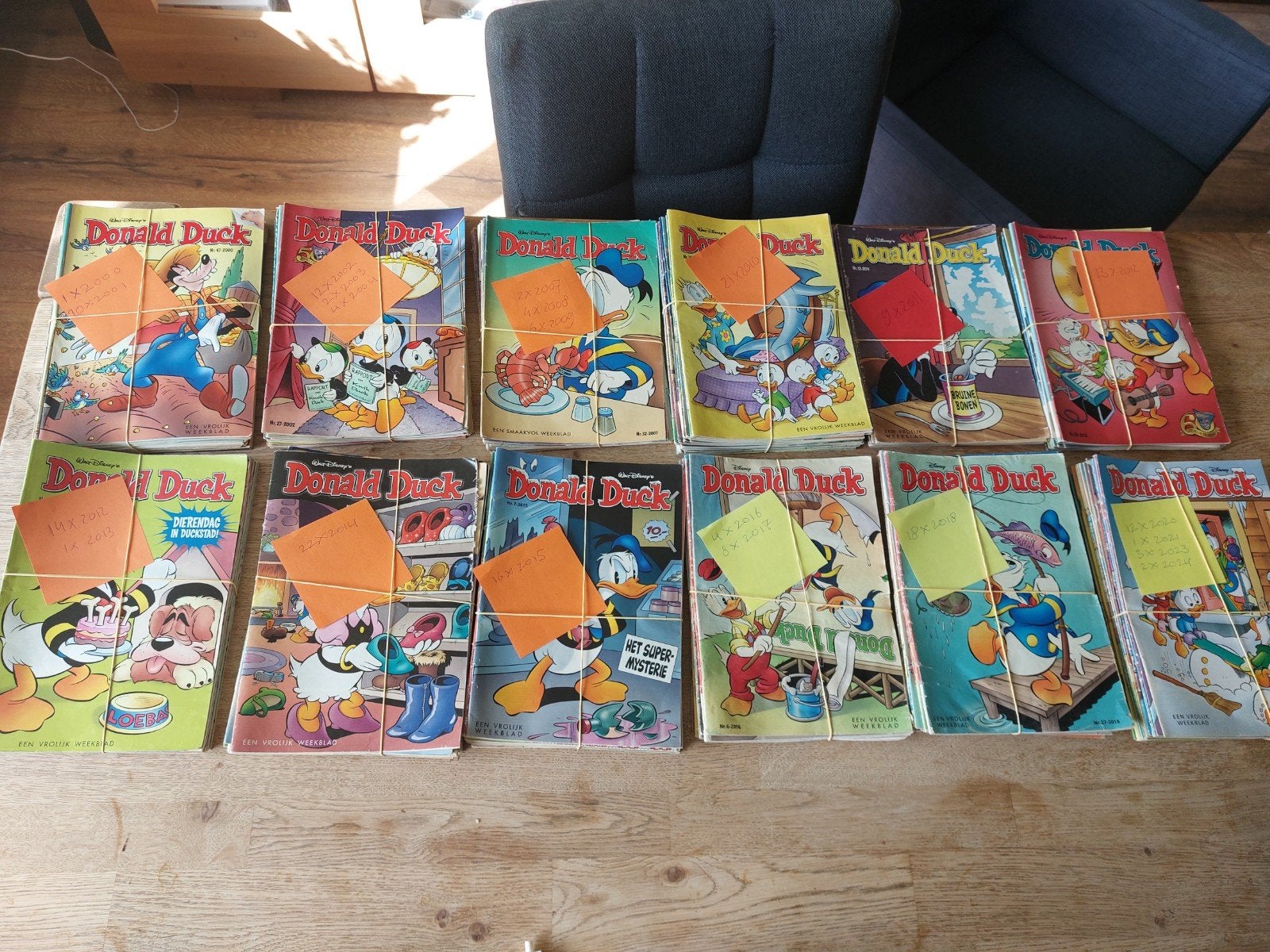 Grote collectie Donald Duck weekbladen, Complete serie of reeks, Ophalen, Gelezen