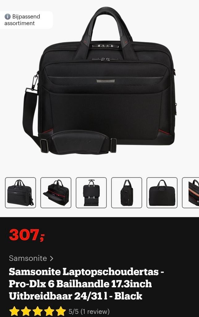 Samsonite pro dlx 6 nieuw, Ophalen of Verzenden, 16 inch, Nieuw, Aktetas