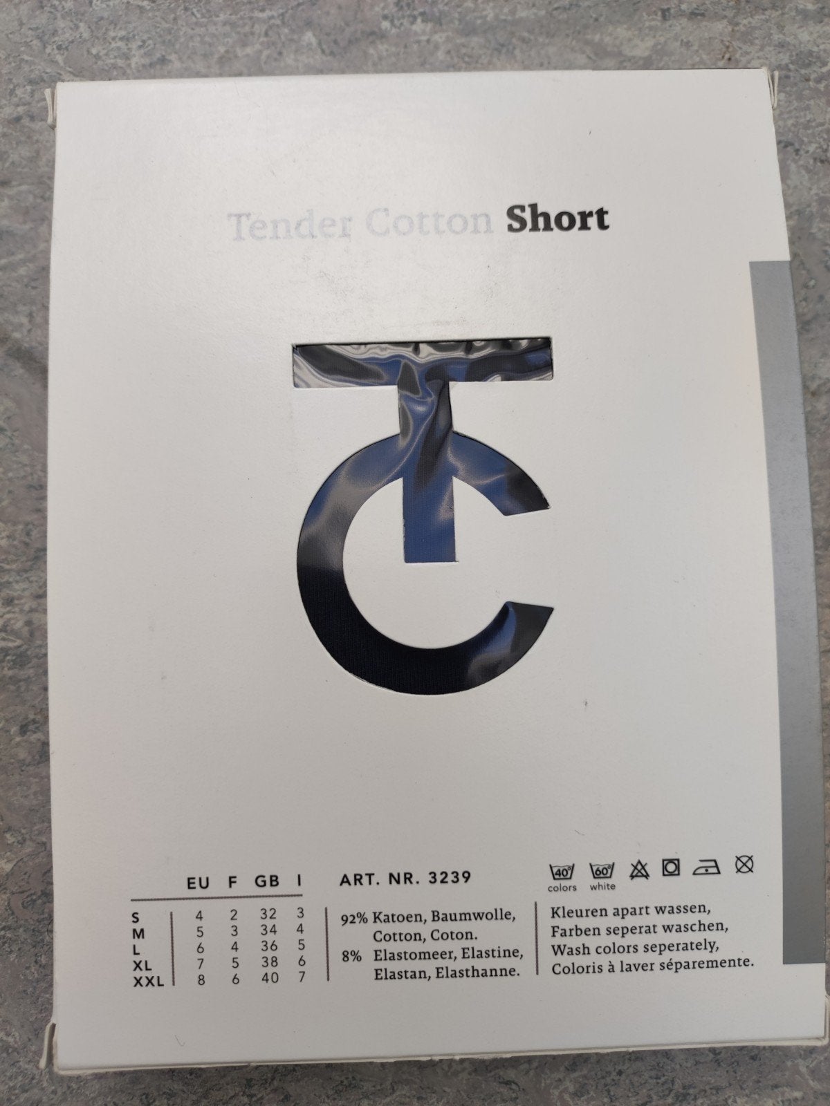 Ten Cate short, Ophalen, Grijs, Ten Cate, Boxer