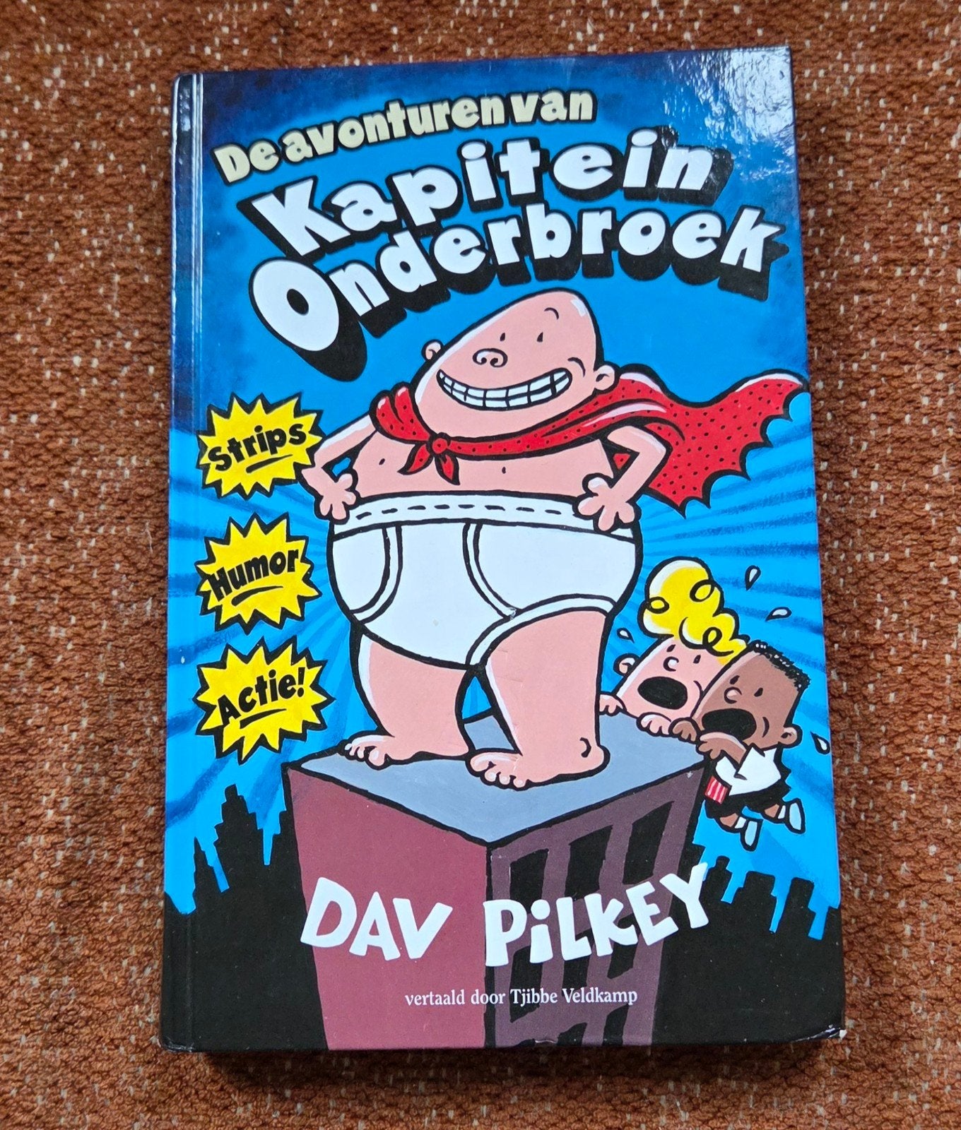 De avonturen van Kapitein Onderbroek - Dav Pilkey, Eén stripboek, Ophalen of Verzenden, Gelezen, Dav Pilkey