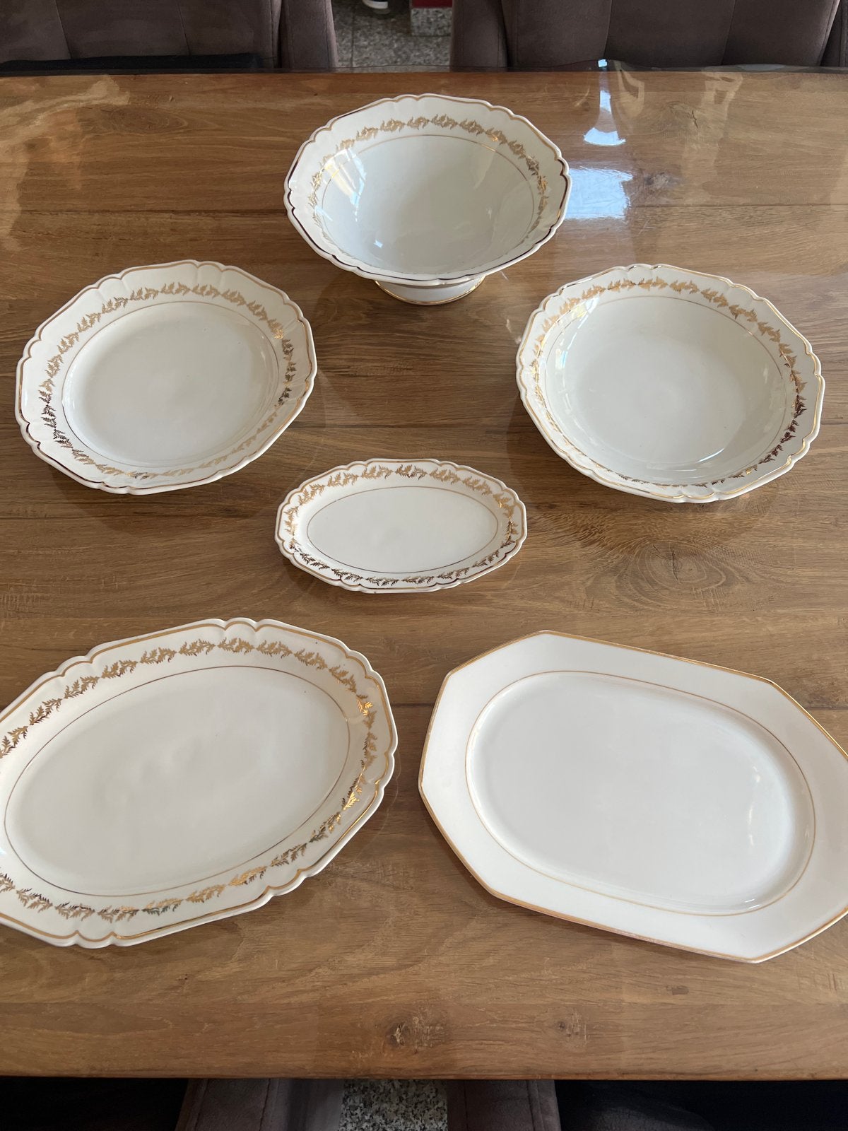 Ch. Charbonnel Limoges Frankrijk Porseleinen Schalen Set, Ophalen of Verzenden