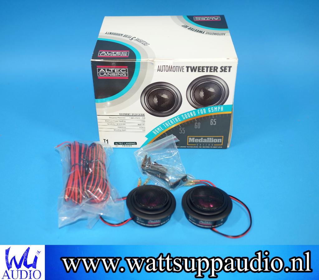 ALTEC LANSING T1 Medallion Tweeters / USA Made, Auto diversen, Nieuw, Ophalen of Verzenden, ., Support@alteclansing.com