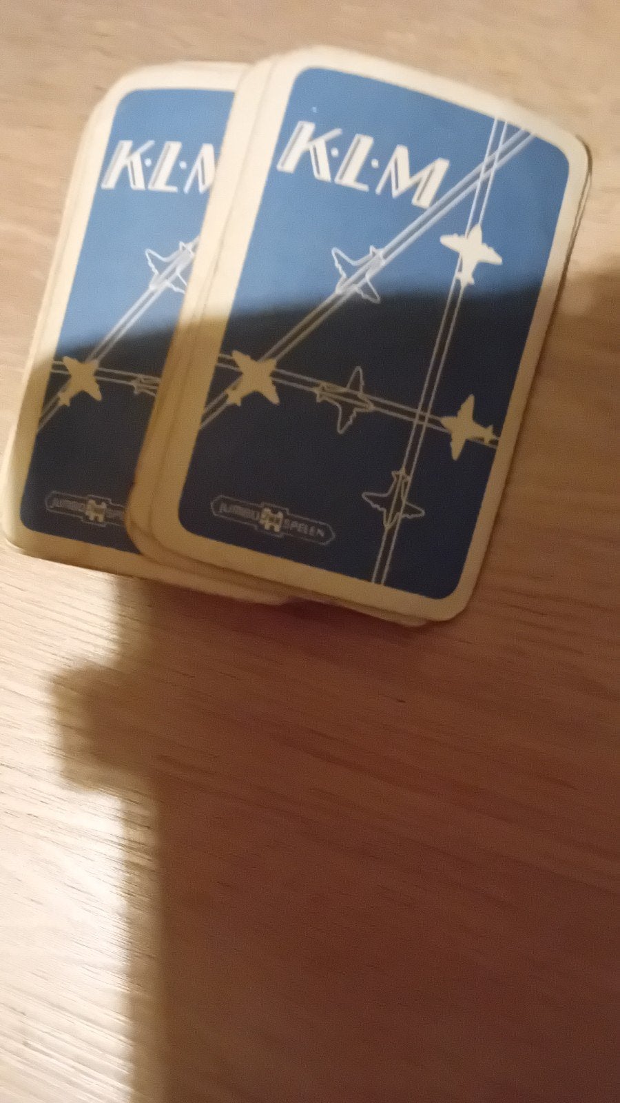 KLM KWARTET oud doosje met 48 kaartjes goede staa, Ophalen of Verzenden, Gebruikt, Kwartet(ten)