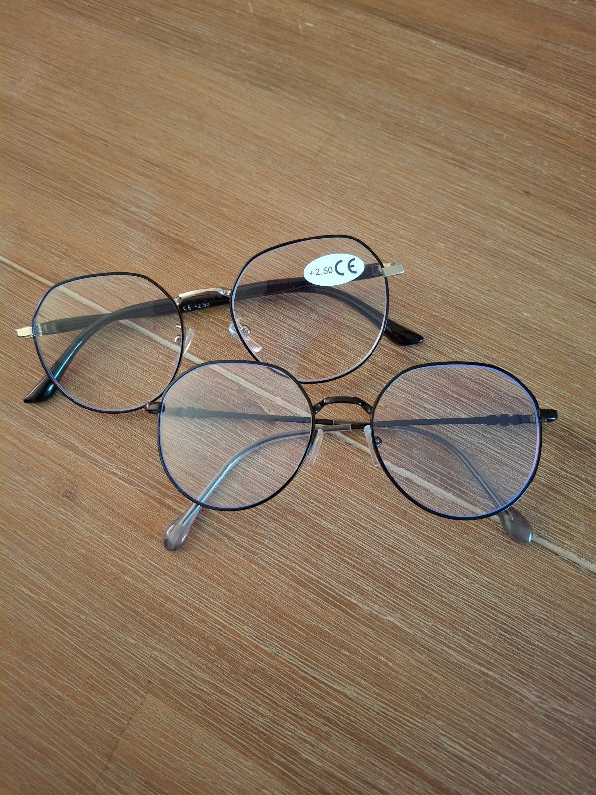 2 titanium lichtgewicht leesbrillen. Sterkte: 2.50, Verzenden, Nieuw, Bril, Overige merken