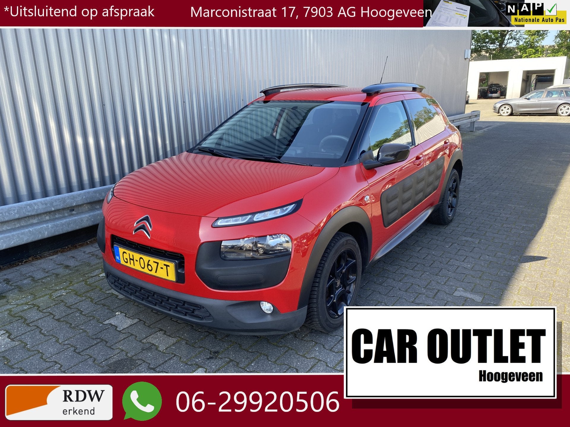 Citroën C4 Cactus 1.2 PureTech Feel A/C, Navi, CC, PDC, LM,, Auto's, Voorwielaandrijving, Stof, Gebruikt, 1199 cc