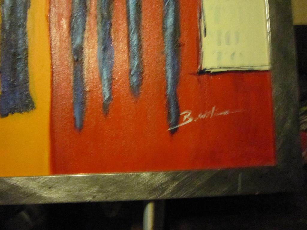 Schilderij in Moderne Kleuren, Ophalen of Verzenden