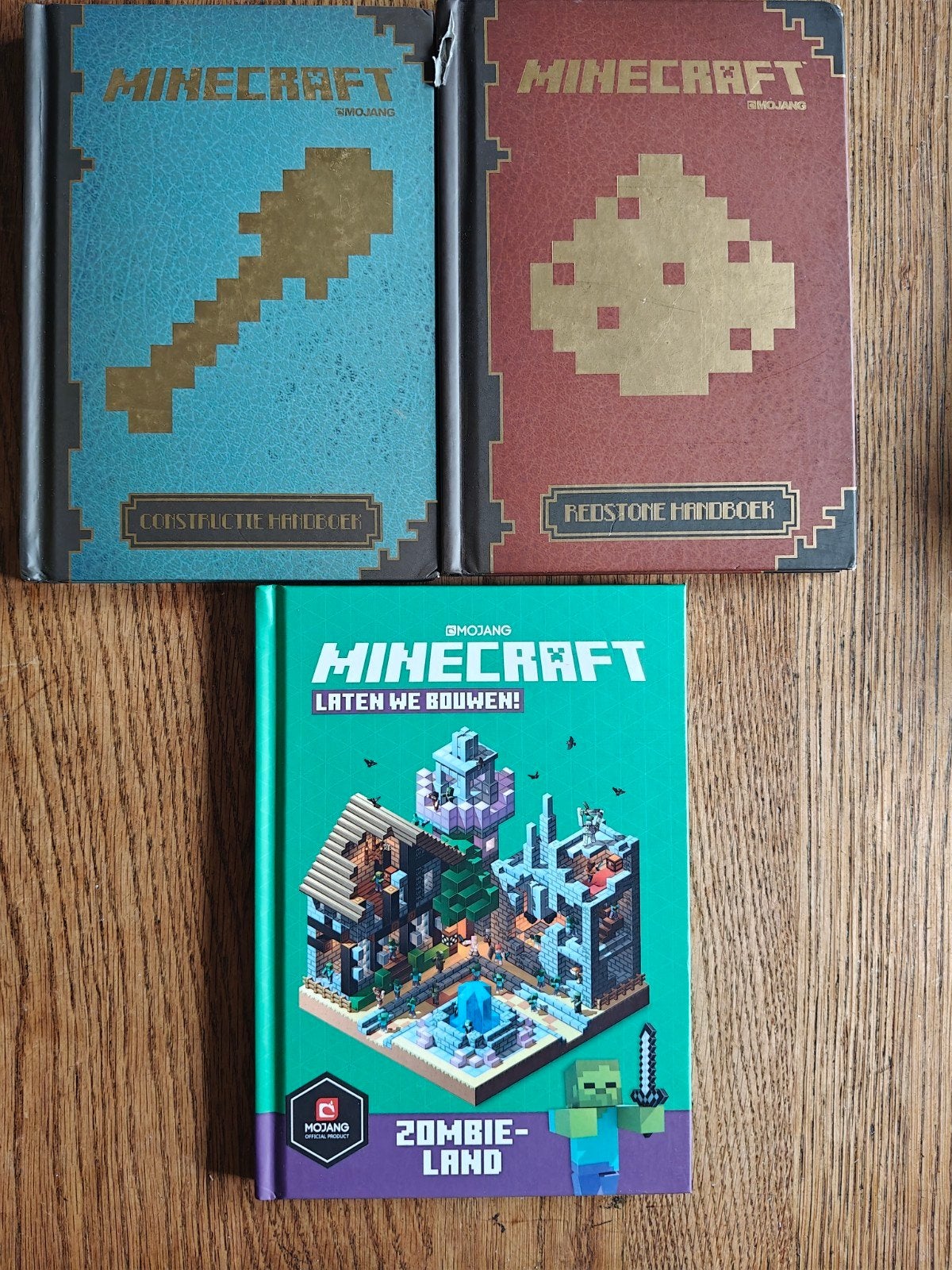 Minecraft Handboeken: Constructie, Redstone & Zombie-Land, Ophalen, Gebruikt