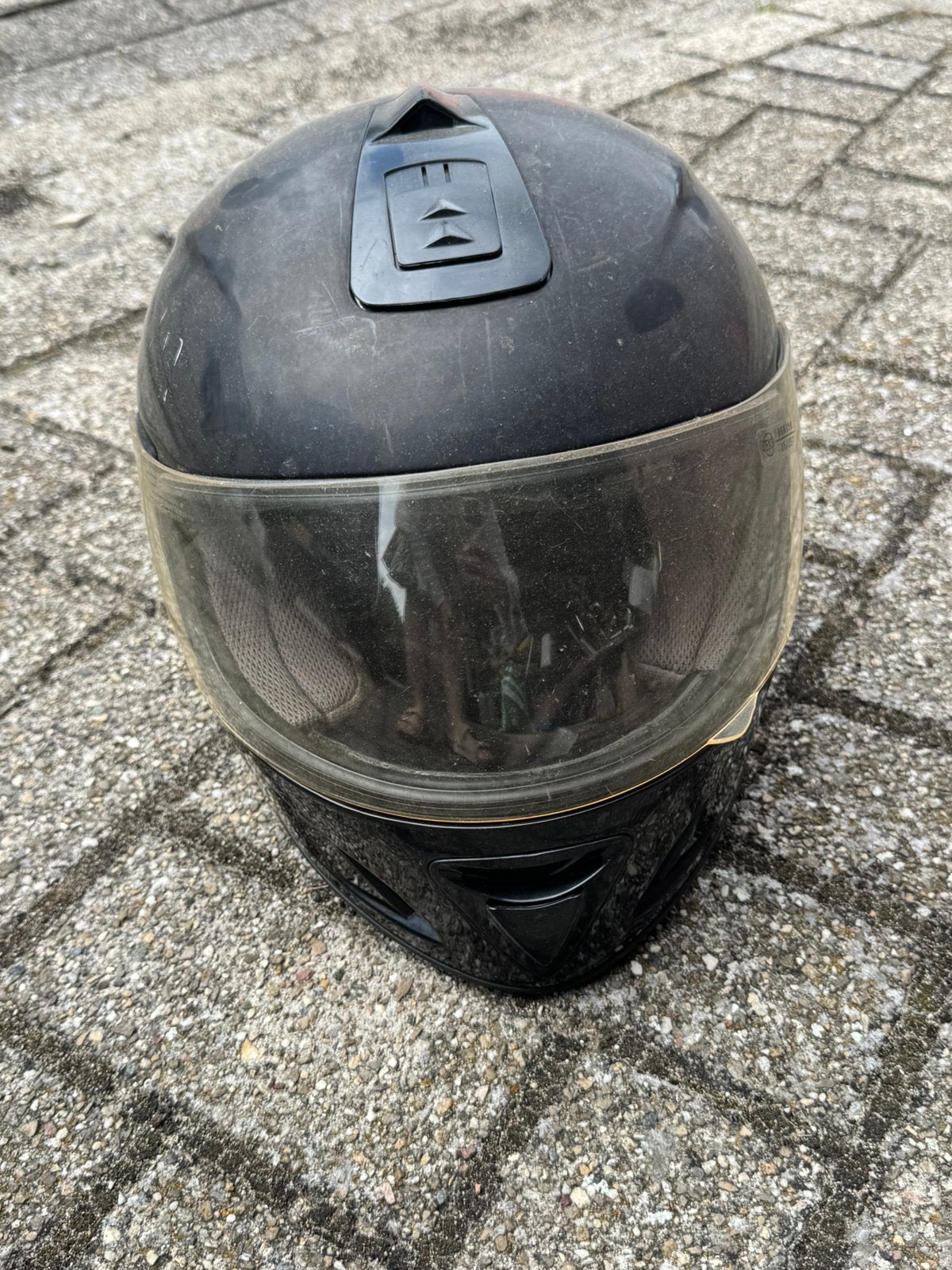 Scooter Helm maat M, Fietsen en Brommers, Ophalen of Verzenden, Zo goed als nieuw, Medium